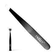 Precision Tweezer Slanted Stainless Steel with Storage Container