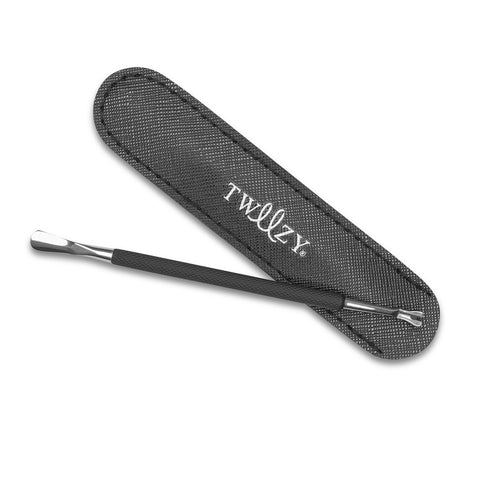 Cuticle Pusher & Fork Trimmer with Pouch